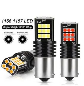 2x Signal Lamp P21w Led Ba15s 1156 Py21w Bau15s Bulb 3030SMD Canbus 1157 Led Bay15d P21/5w Turn Brake Backup Light 12V