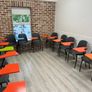 School chairs with built in desktop Image 5