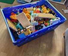 Huge Crate of LEGO DUPLO Vehicles, Base Plates and Building Pieces