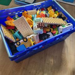 Huge Crate of LEGO DUPLO Vehicles, Base Plates and Building Pieces