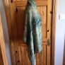 Large Green Pashmina Cashmere and Silk Shawl Scarf 70"x27"including postage Image 5