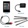 4PCS 12 LED Car Van Truck Camper Interior Atmosphere Neon Lights Strip Wireless IR Remote Control Image 2