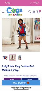 Melissa & Doug Knight Costume
