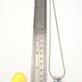 Vintage 925 Sterling Silver & Blue Topaz Signed Birmingham Necklace Image 9