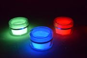 3 x Glow in the dark pigment powder - Red, Blue, Green