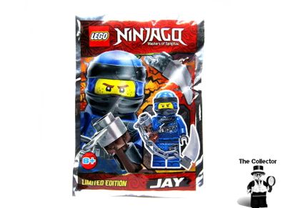 LEGO Ninjago Jay Minifigure Foil Pack Polybag Limited Edition Brand New Sealed