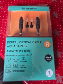 Brand New Digital Optical Cable with Adapter