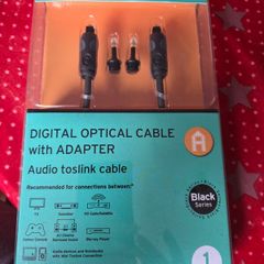 Brand New Digital Optical Cable with Adapter