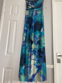 Strapless maxi dress size 10