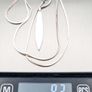 Vintage 925 Silver Scandinavian Necklace In Original Box Image 8