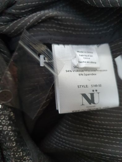 NU Denmark black bling Sz L (Fit 12-14) - Rrp 189 (New)