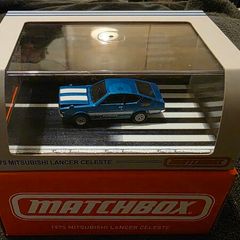 Matchbox 1975 mitsubishi lancer celeste