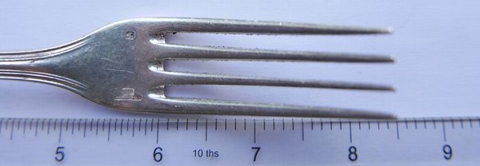 Antique Christofle Silver  Fork 77,2g