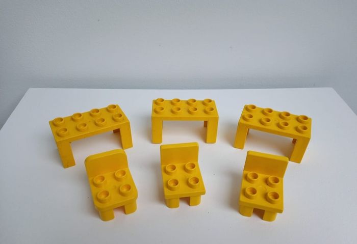 Vintage Rare Lego Duplo House Furniture Pieces With Lego Baby