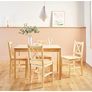 Dining Table and 4 Chairs Set | Dining Table Kitchen Set | Kitchen Table and Chairs Set 4 | Pine Table and Chairs Set 4 | Dining Table and Chairs Set 4 | Dining Room Sets Image 3