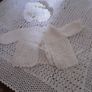 baby white crochet blanket ,jacket, and hat new Image 3