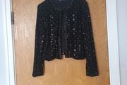 Joseph  Ribkoff Black Cardigan/Short Jacket.  S. 14 New - No Tag.