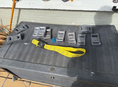 scuba diving weight belt and weights