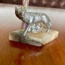 Antique Grand Tour Silvered Model Of The Capitoline Wolf ca 1910 Image 4