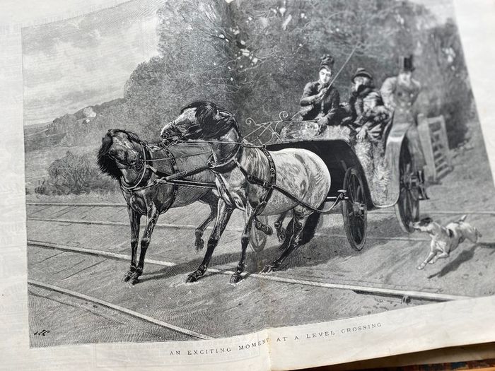 750 bound pages 1889 Graphic Magazine