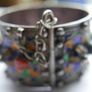 Antique Kabyle Bracelet from Algeria,  Berber 925 Silver Hallmarked Cuff Bracelet ,Corals 78,9g Image 8