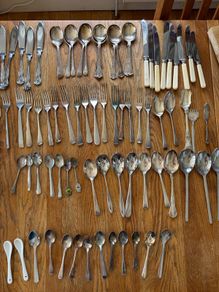 Cutlery - knives forks spoons