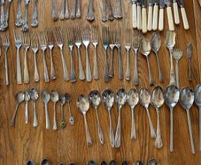 Cutlery - knives forks spoons