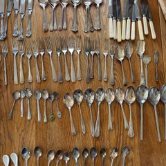 Cutlery - knives forks spoons