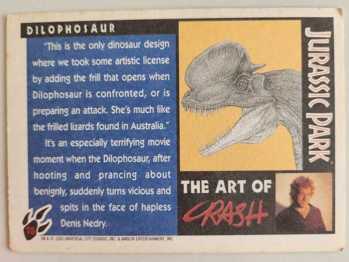 Jurassic Park cards