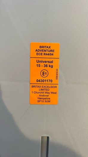 Britax adventure children's car seat