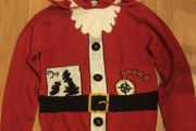 Mens Hooded Christmas Jumper Size M Brand New