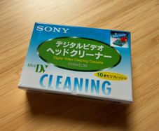 New Sony miniDV cleaning tape