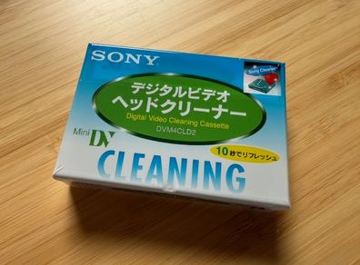 New Sony miniDV cleaning tape