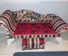 Couch (chaise long) and matching chest