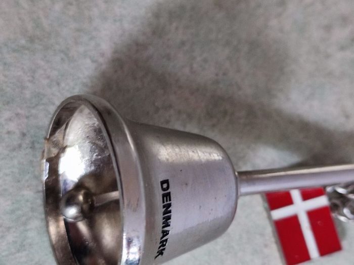 Lovely Silver Metal (( Denmark Breakfast Bell))