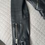 AllSaints Balfern Black Leather Biker Jacket Size8 Image 4