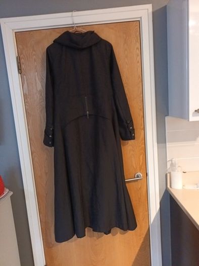 Fashion Concept. BY  Decollage Lined Long Coat.  Size - 14.