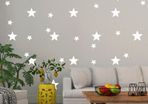 Star Wall Sticker, Star Wall Decal, 2 Size Star Wall Sticker, 100 stars sticker, Kids wall decoration, Nursery Decor, Baby room decal,