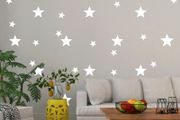Star Wall Sticker, Star Wall Decal, 2 Size Star Wall Sticker, 100 stars sticker, Kids wall decoration, Nursery Decor, Baby room decal,