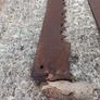 Two Vintage Crosscut Saws Image 6