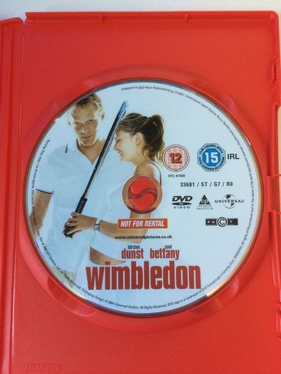 Wimbledon [2004] Kirsten Dunst & Paul Bettany [Movie DVD]
