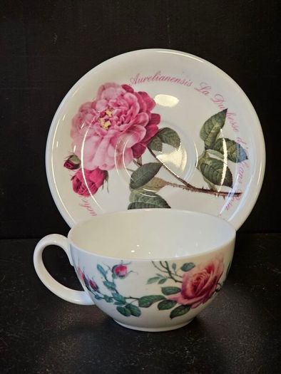 Roy KIRKHAM Fine Bone China Cappuccino Cup and Saucer