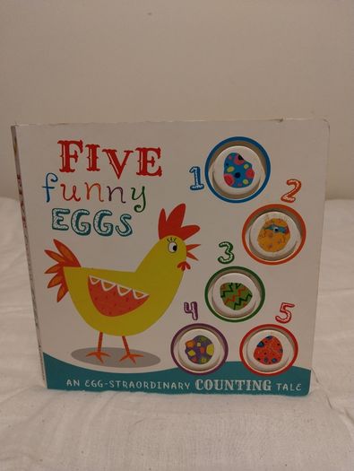 Five Funny Eggs Hardback Board Book
