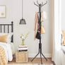 Metal Coat Rack, Clothes Stand, Hat Handbag Hanger, 182 cm Tall Hall Tree (FREE POSTAGE) Image 6