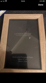 Two photo frames 4"x6"