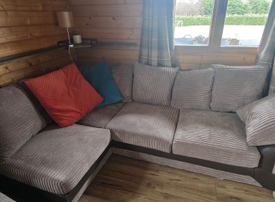Corduroy Corner Sofa