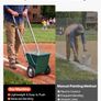 Steel Field Line Marker 11.3kg Dry Powder Chalker with Adjustable 50.100mm Line Width, 2 Heavy-Duty Wheels Image 6