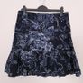 Karen Millen Navy Blue & White Toile De Jouy Floral Pleated Mini Skirt 12UK/40EU Image 10