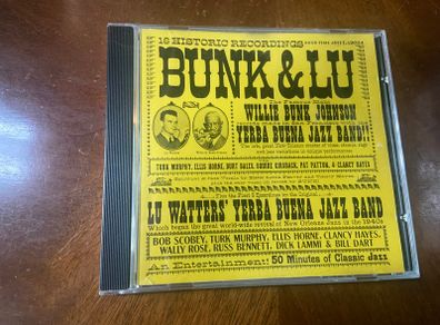 Bunk Johnson/Lu Waters CD Bunk & Lu