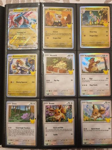 Pokemon 30th Anniversary Binder and Cards